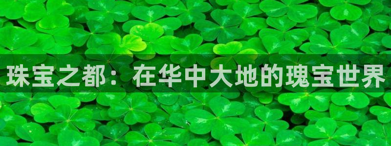 众腾娱乐发7O777:珠宝之都:在华中大地的瑰宝世界